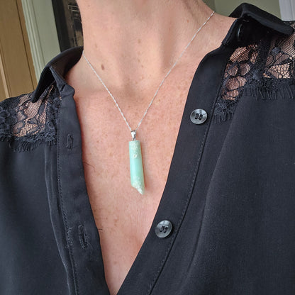 Pendentif Totem en Chrysoprase - n°2