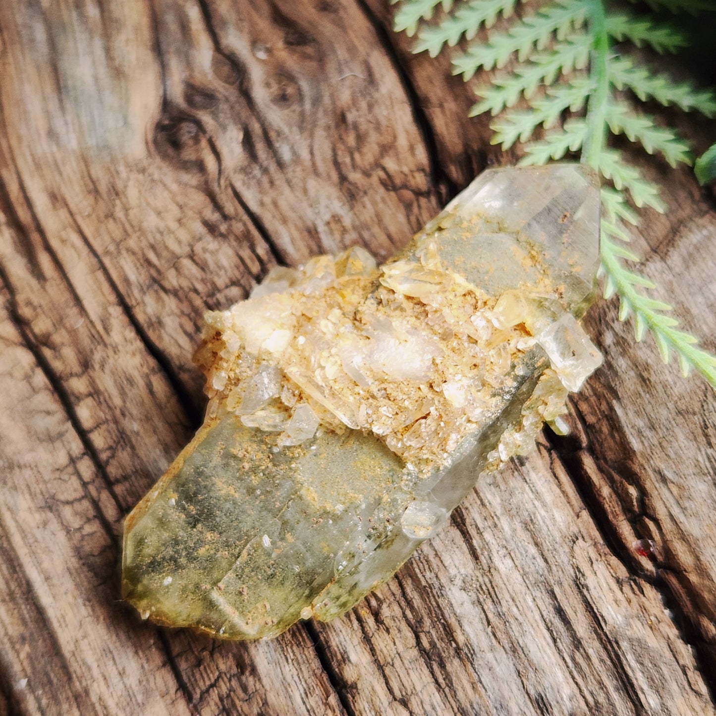 Quartz Chlorite biterminé