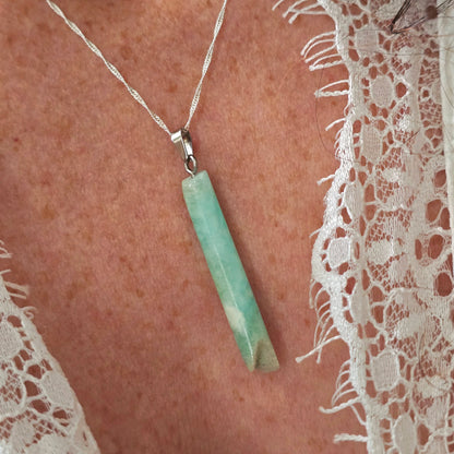 Pendentif Totem en Aragonite bleue - n°2