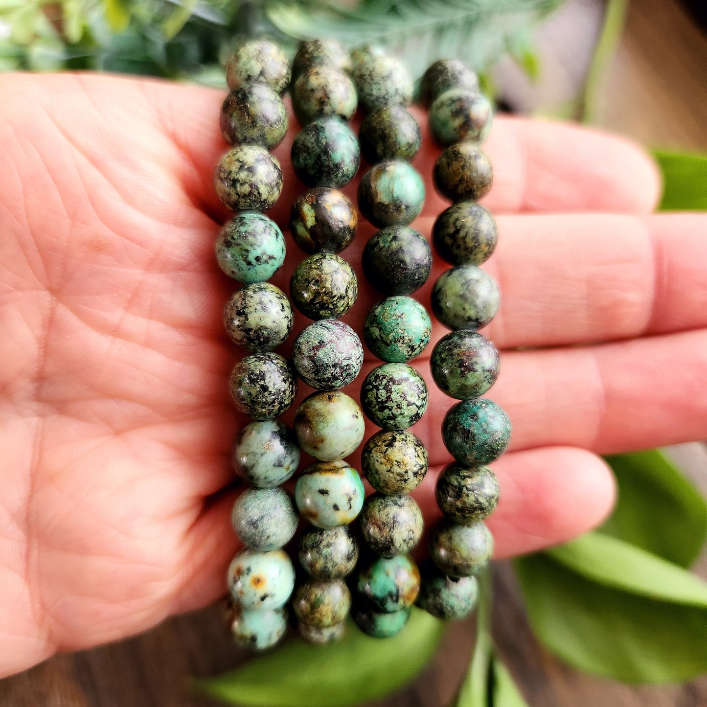 Bracelet en Turquoise Africaine - 8mm