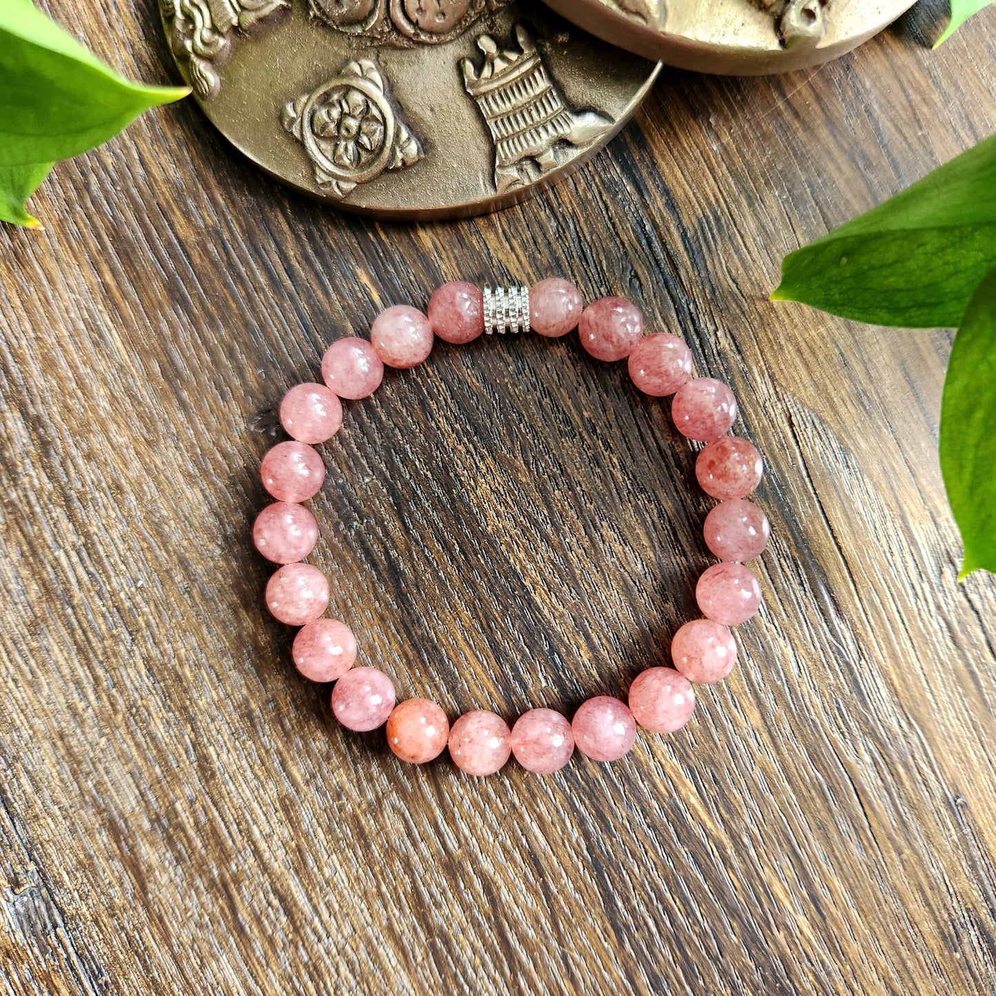 Bracelet en Quartz Fraise - 8mm