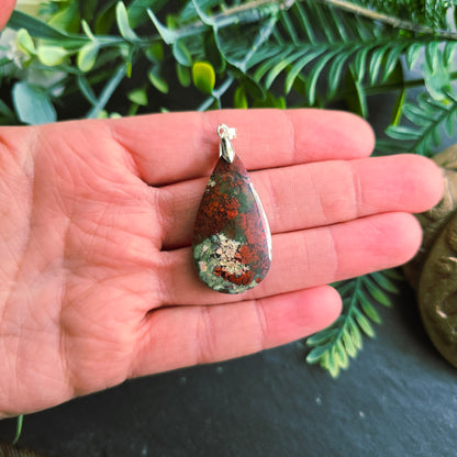 Pendentif en Agate mousse - n°1