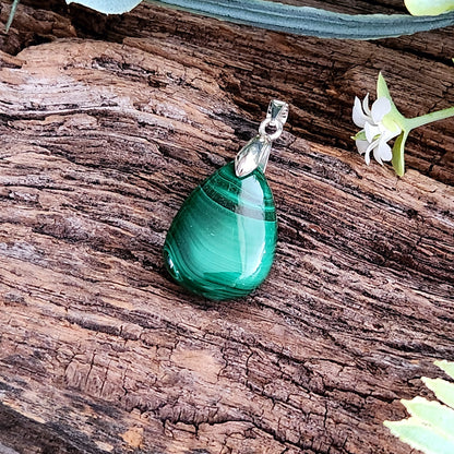 Pendentif en Malachite - n°10