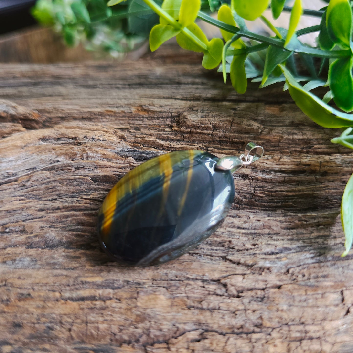 Pendentif en Œil de tigre - n°4