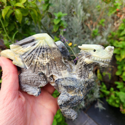 Sculpture de Dragon en Jaspe - n°4