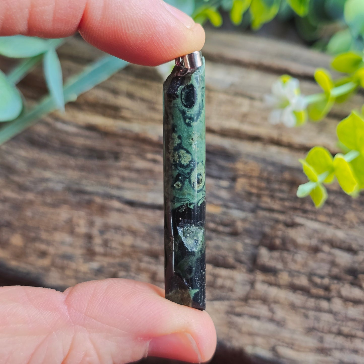 Pendentif Totem en Jaspe kambaba - n°5