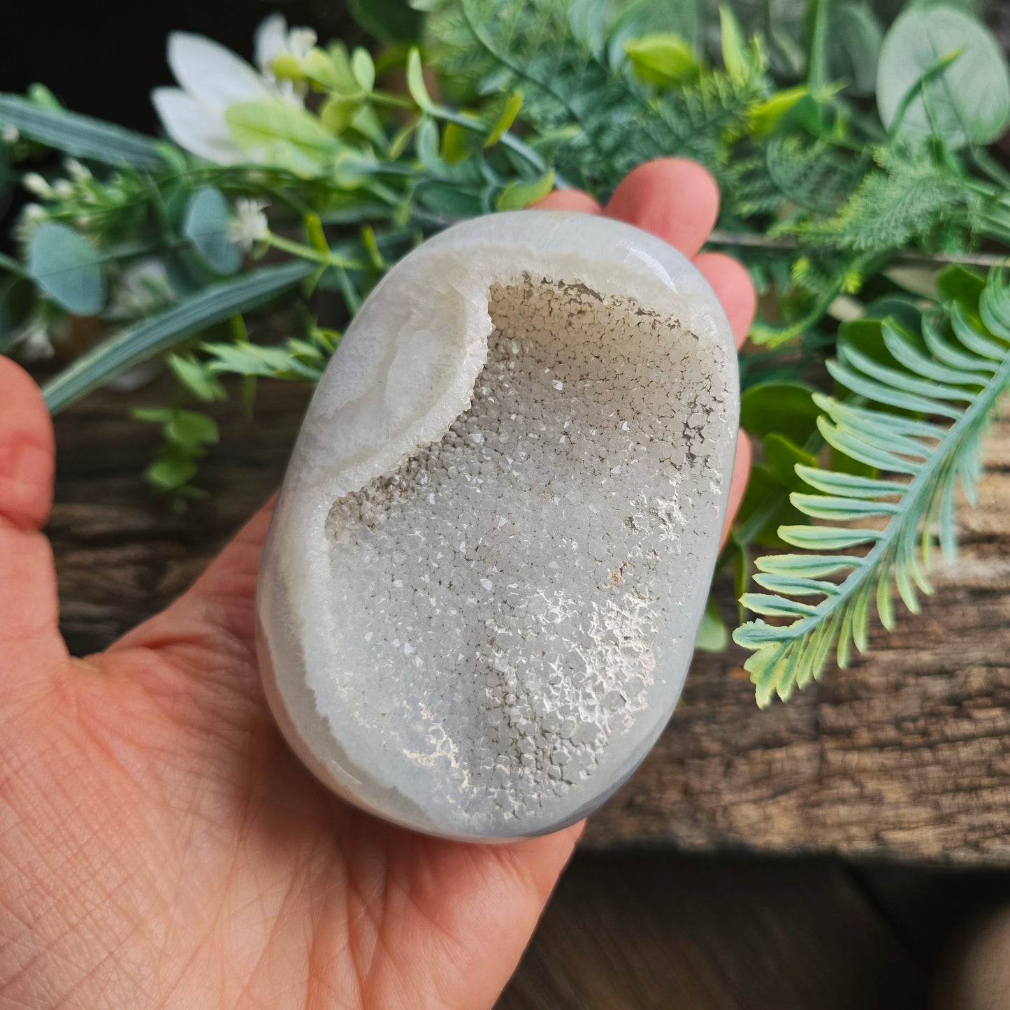 Galet en Agate cristallisée - n°1