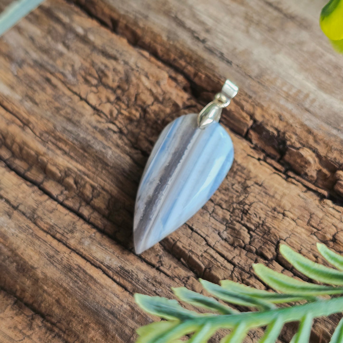 Pendentif en Opale bleue owyhee - n°3