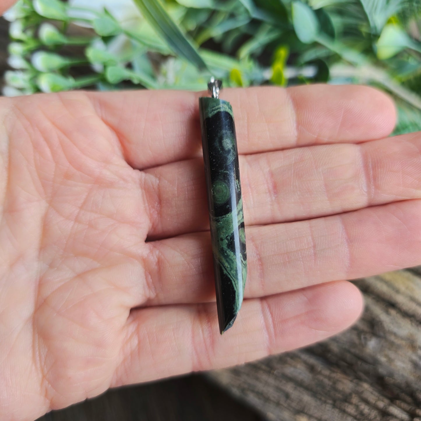 Pendentif Totem en Jaspe kambaba - n°4