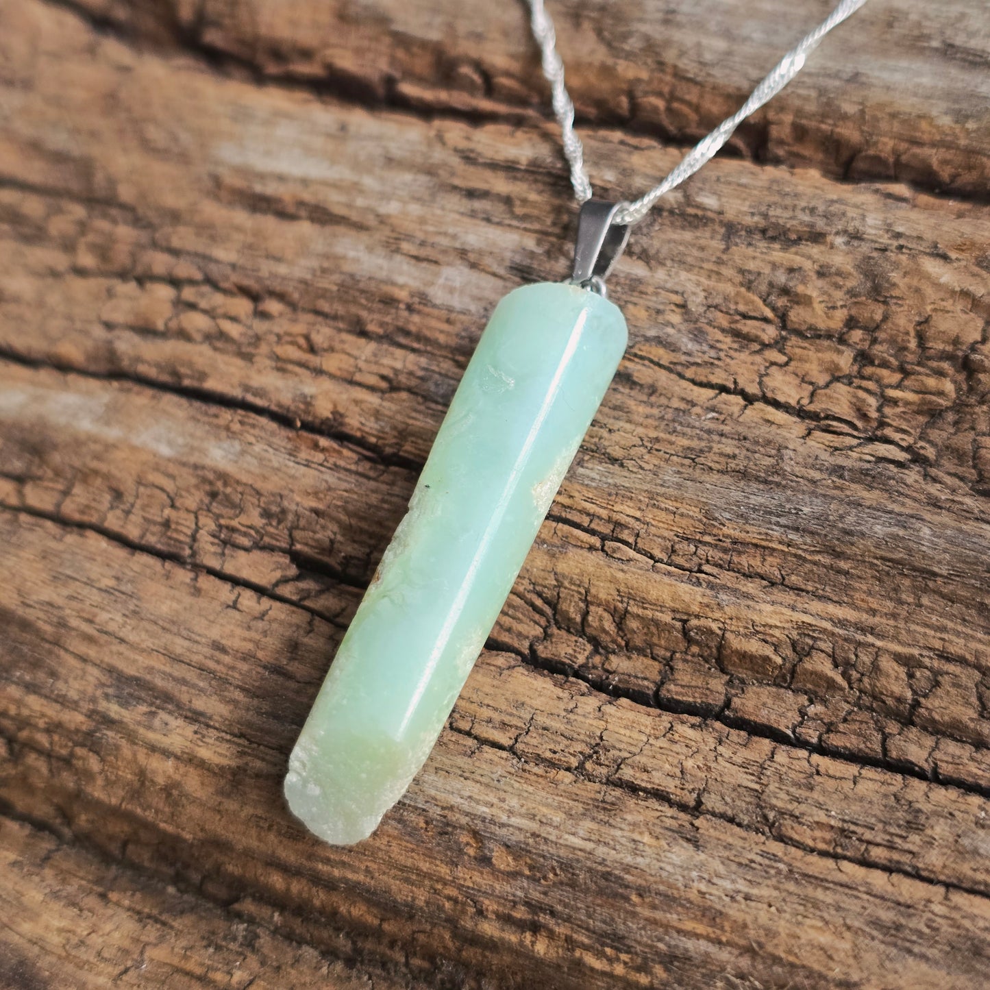 Pendentif Totem en Chrysoprase - n°1