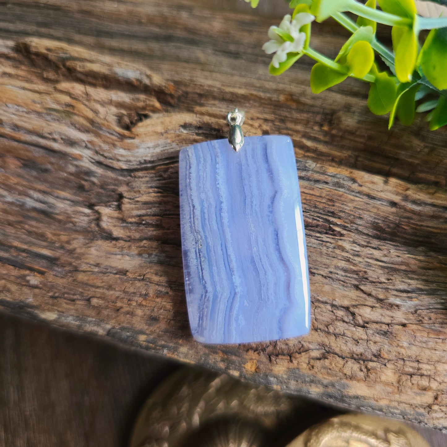 Pendentif en Calcédoine - n°1