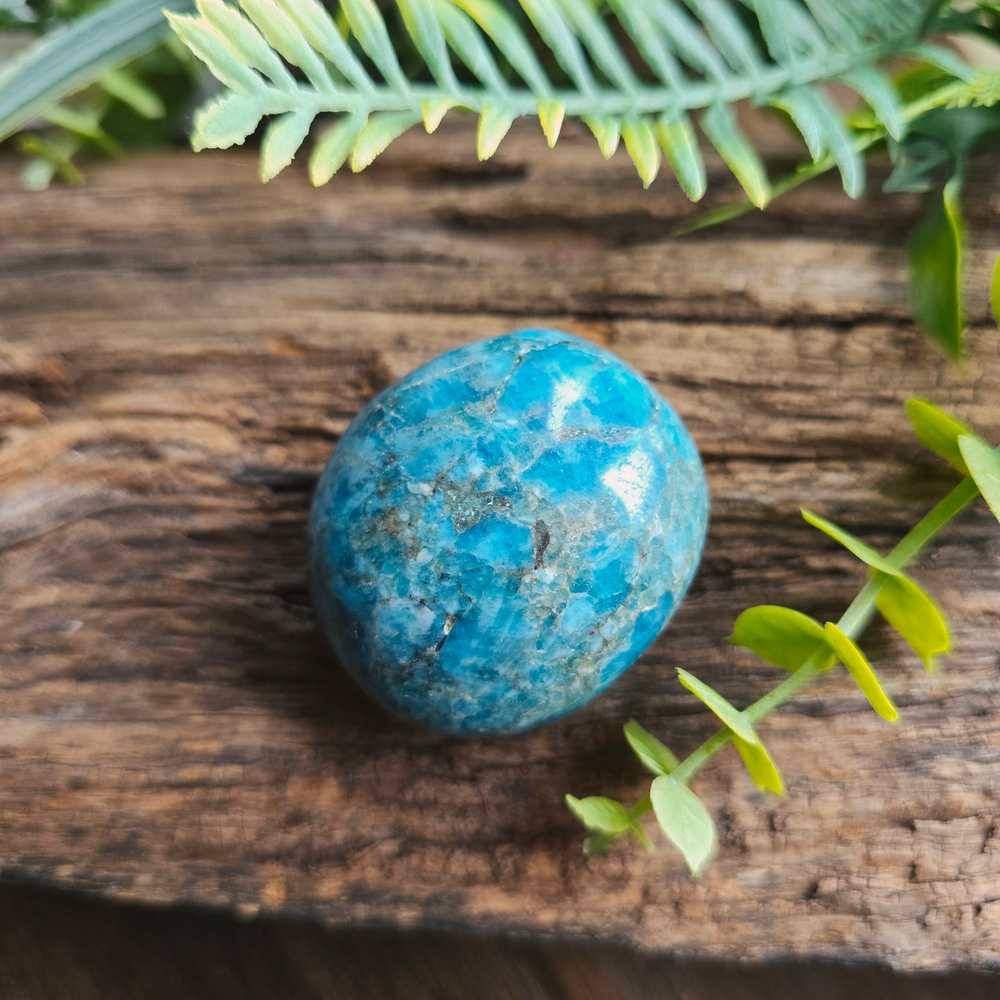 Galet en Apatite bleue - n°3