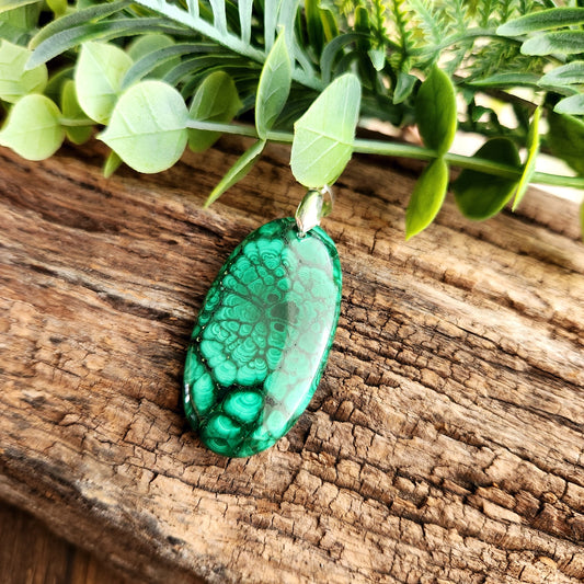 Pendentif en Malachite - n°3
