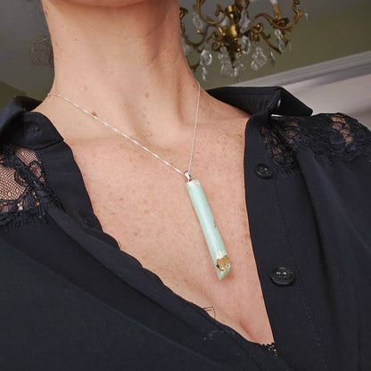Pendentif Totem en Chrysoprase - n°4