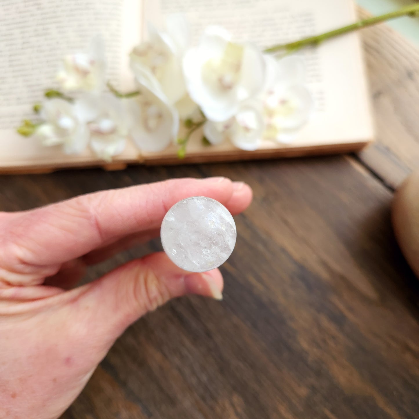 Bâton de massage en Cristal de Roche