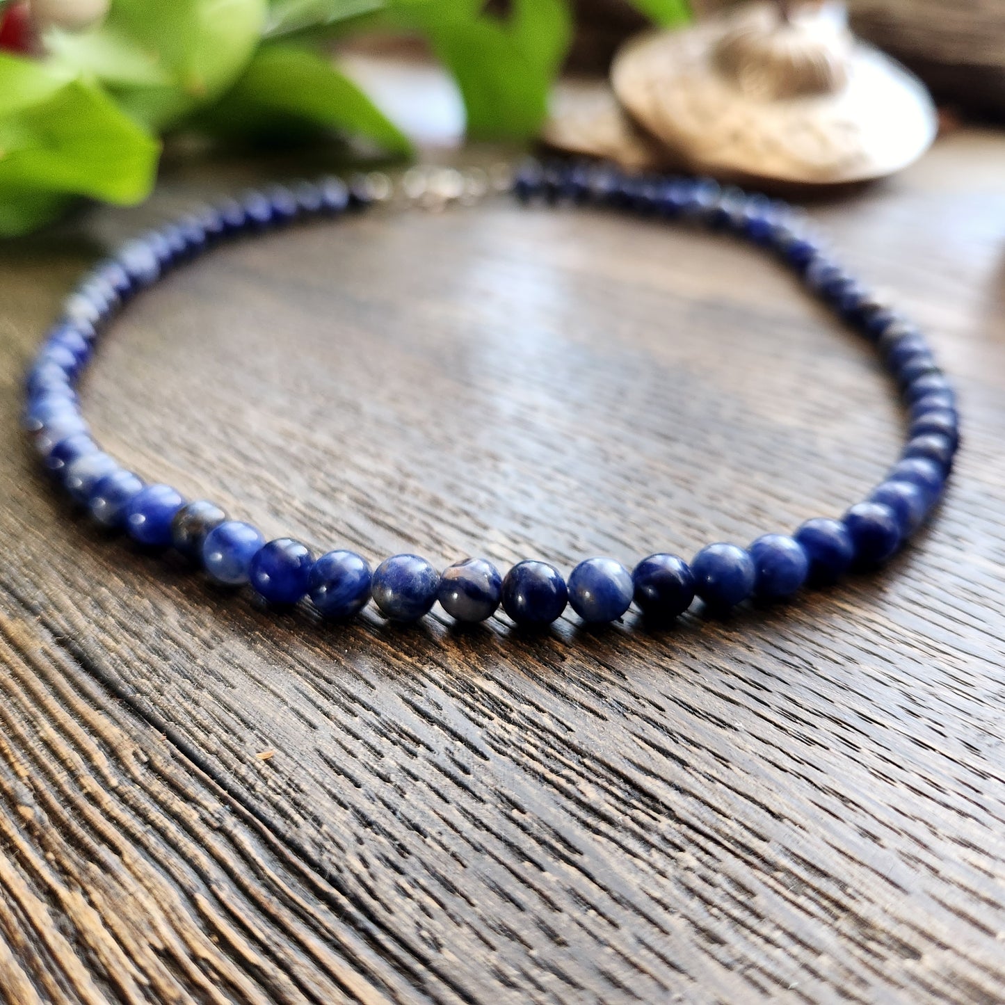 Collier en Sodalite