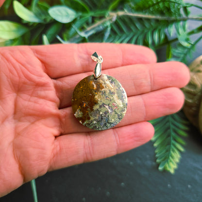 Pendentif en Agate mousse - n°6