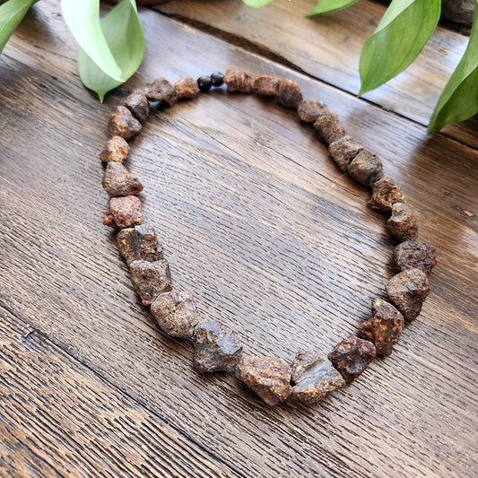 Collier en Ambre brut - n°2