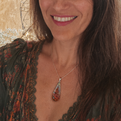Pendentif en Agate mousse - n°9