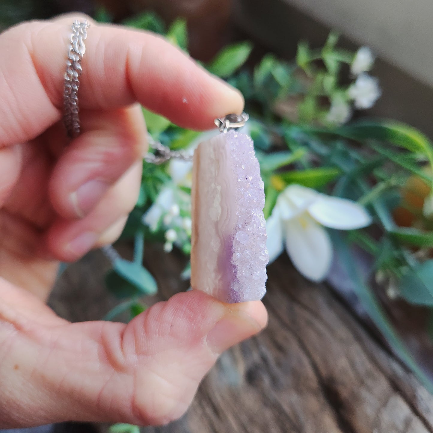 Pendentif en Améthyste brute n°1