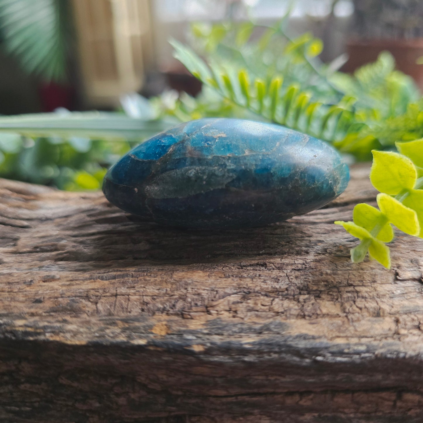 Galet en Apatite bleue - n°2