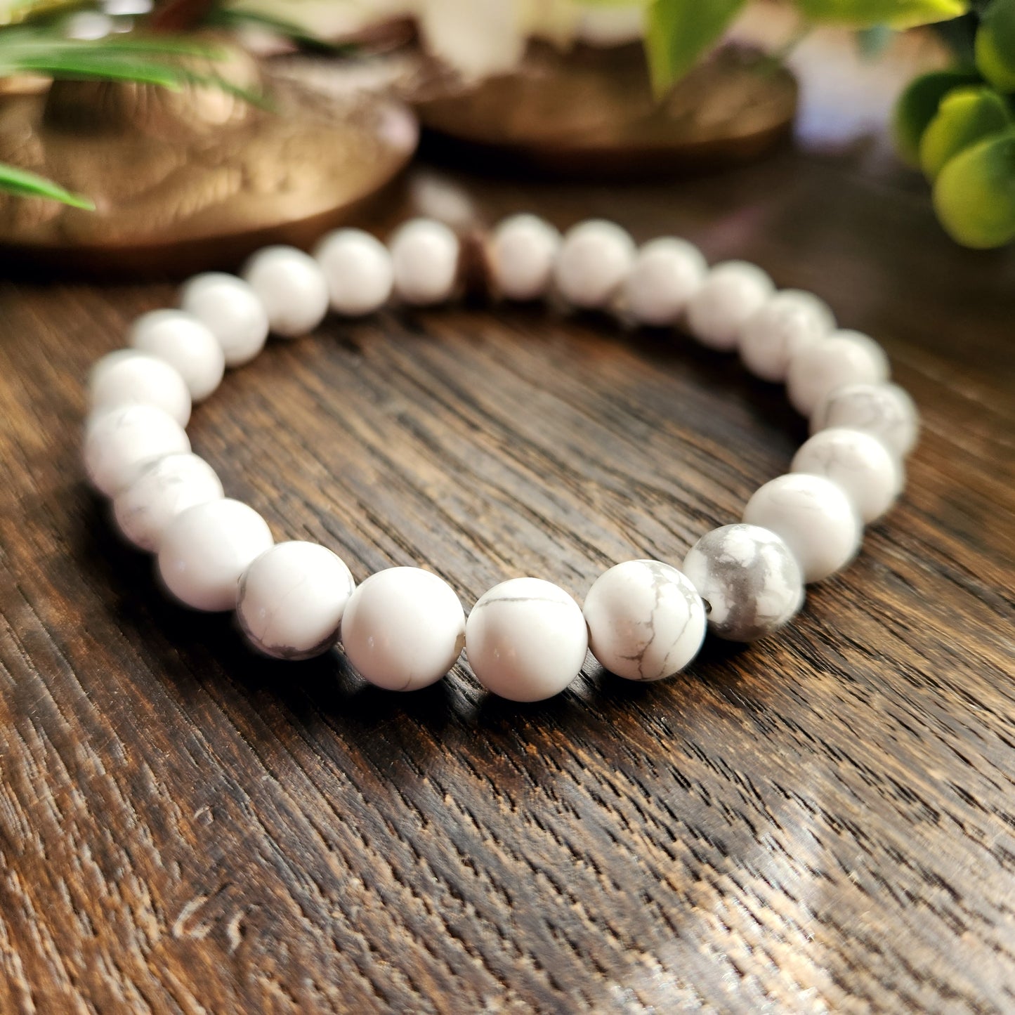 Bracelet en Howlite - 8mm