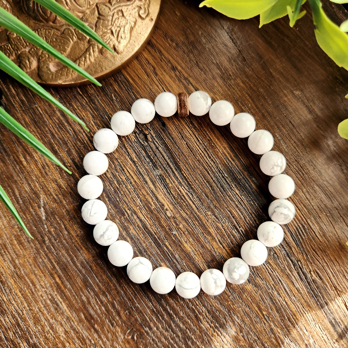 Bracelet en Howlite - 8mm