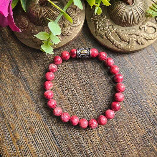 Bracelet en Thulite - 8mm