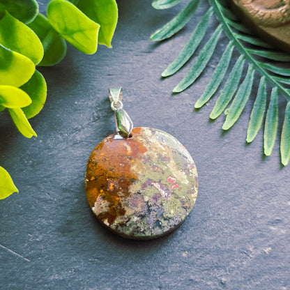 Pendentif en Agate mousse - n°6