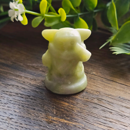 Yoda sculptés