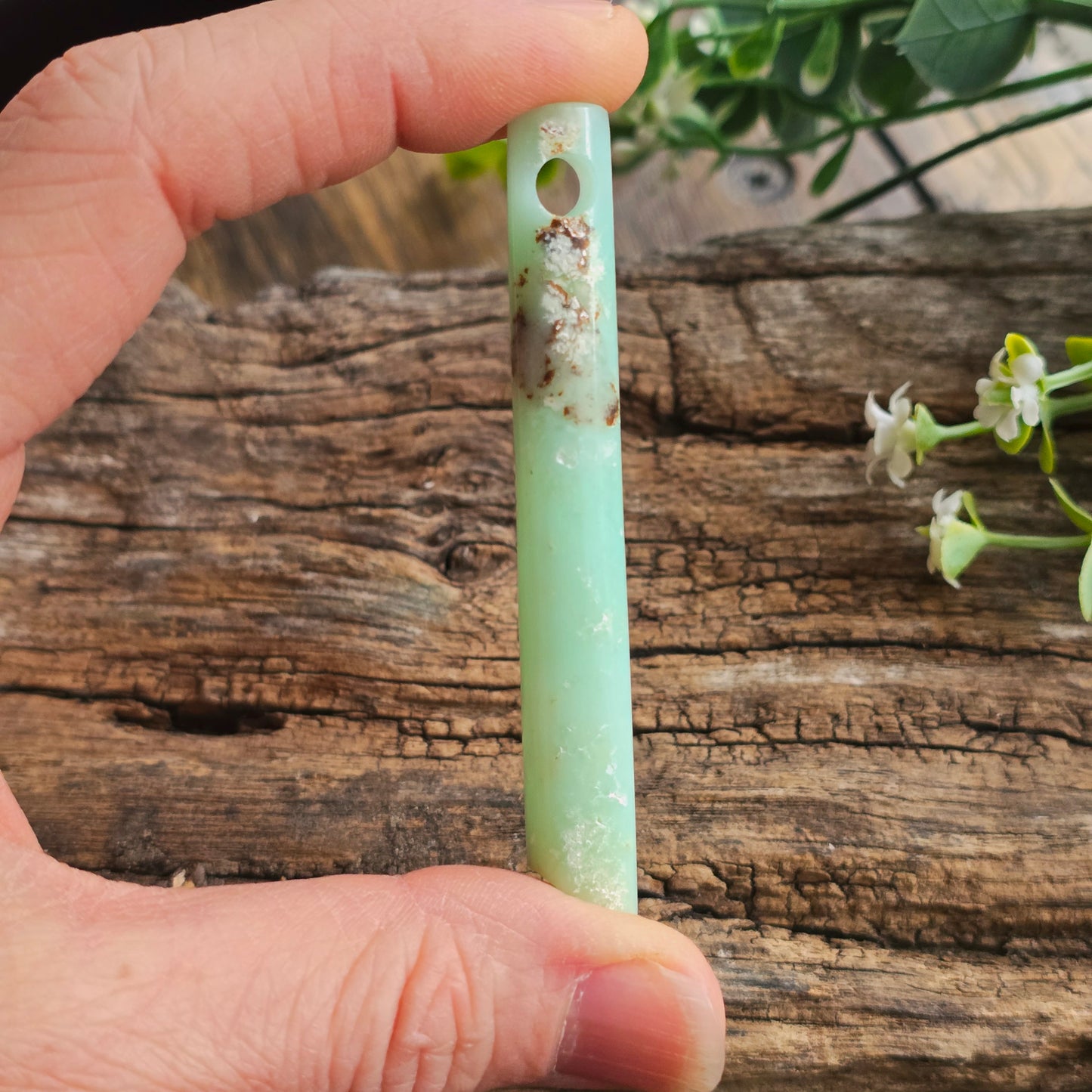 Pendentif Totem en Chrysoprase - n°6