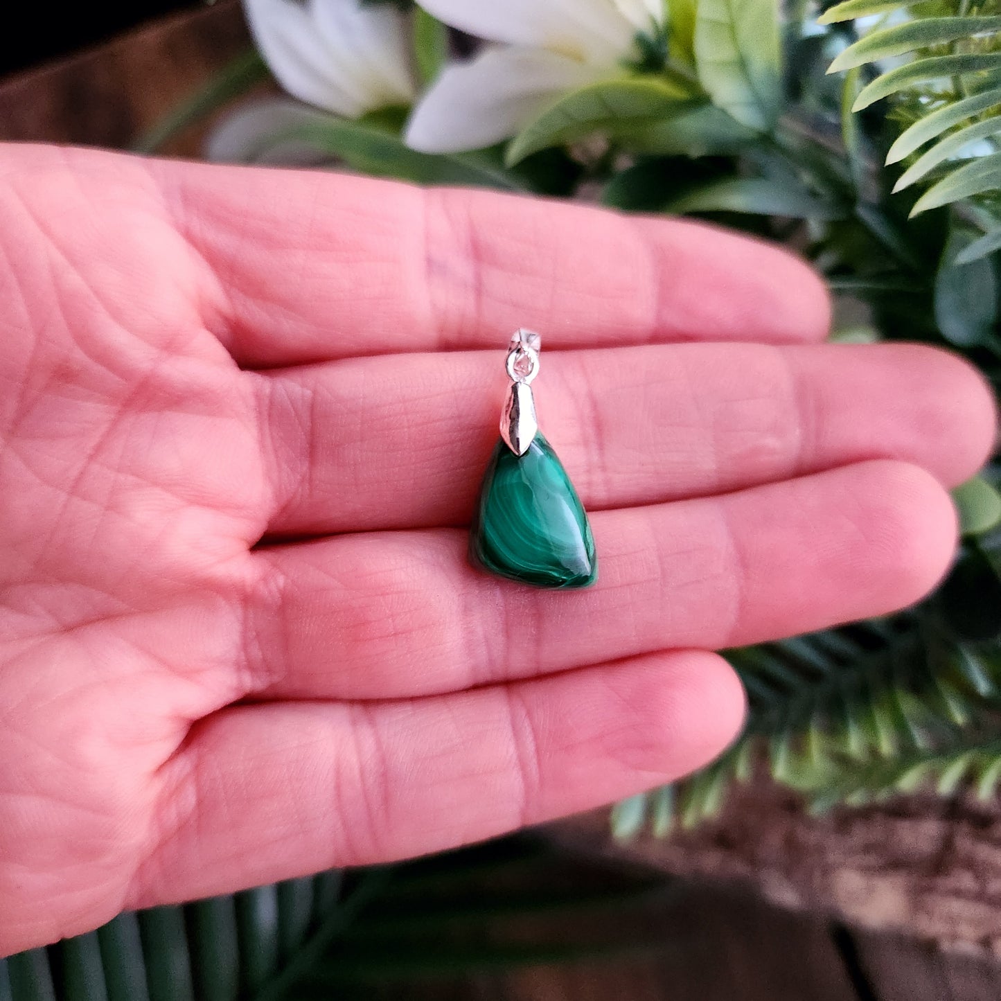 Pendentif en Malachite - n°11