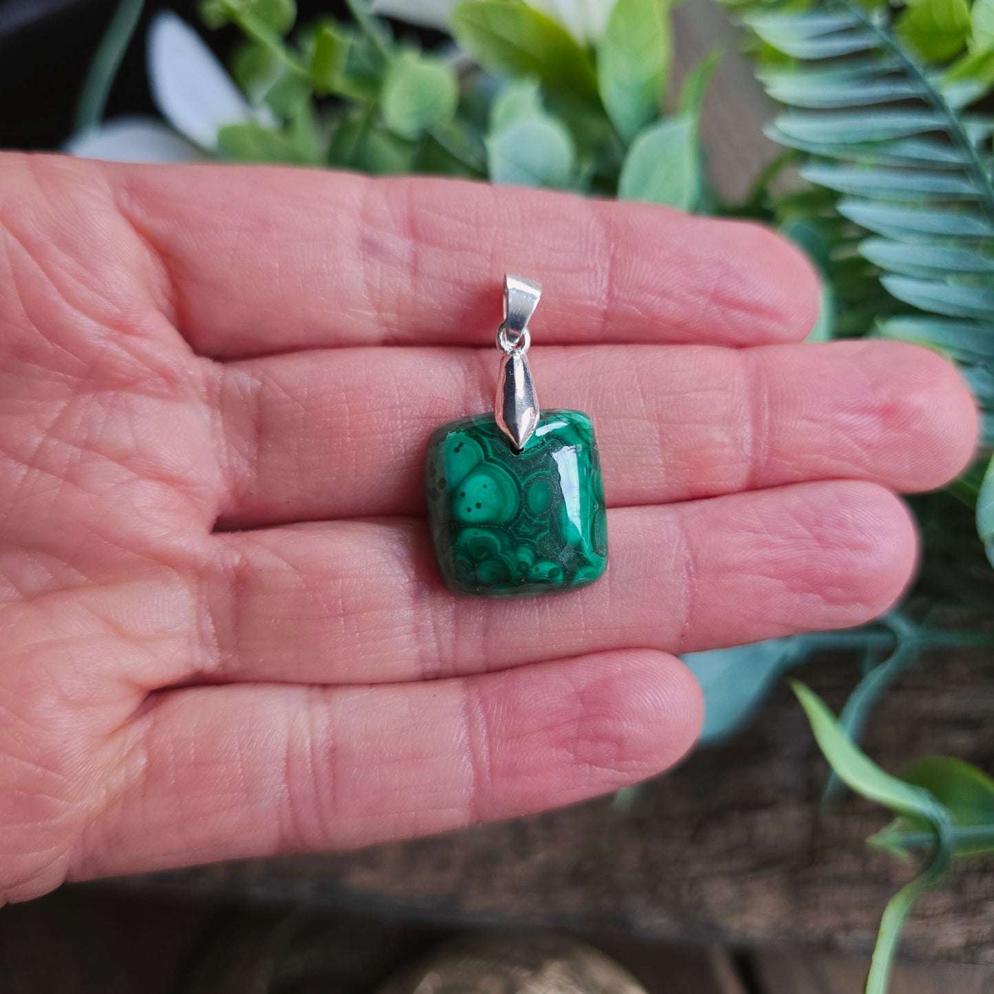 Pendentif en Malachite - n°8