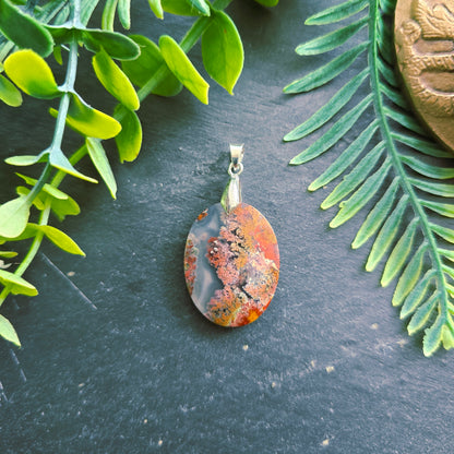 Pendentif en Agate mousse - n°7