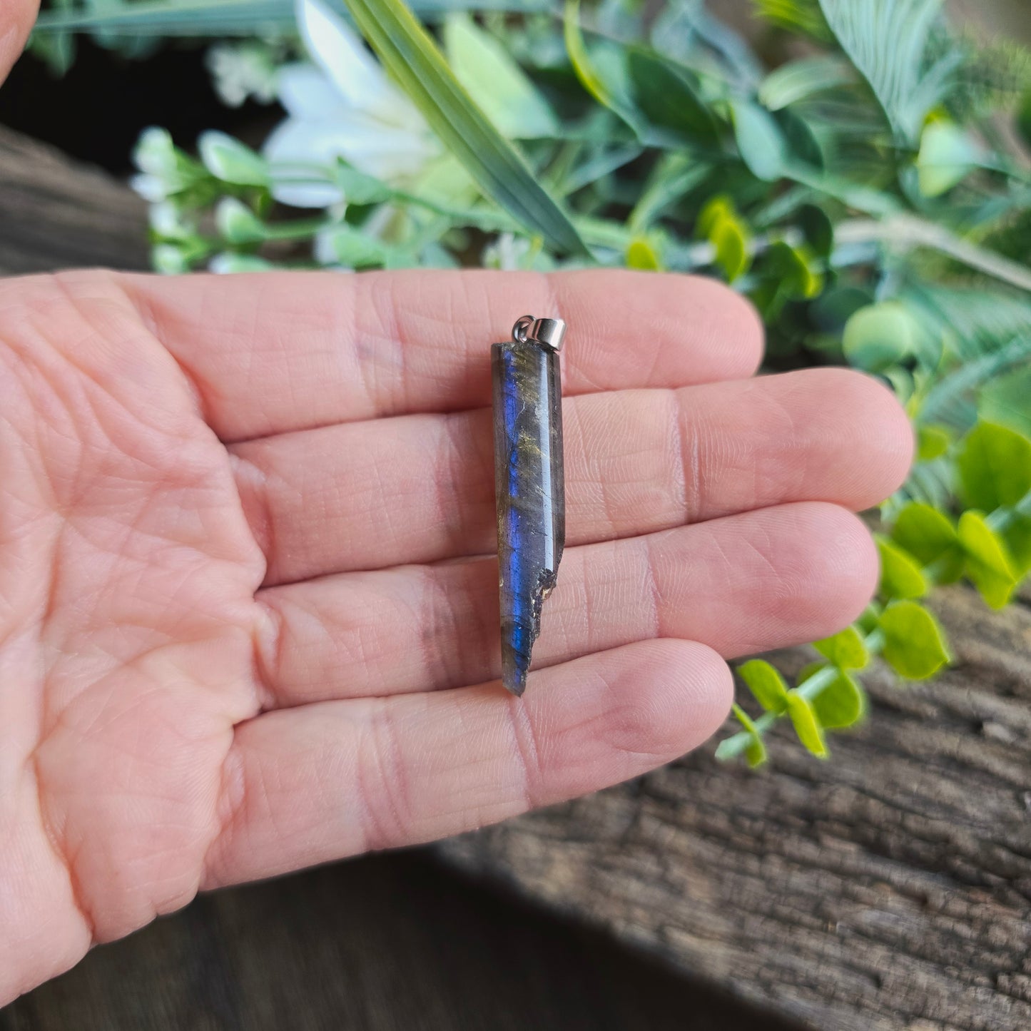 Pendentif Totem en Labradorite - n°3