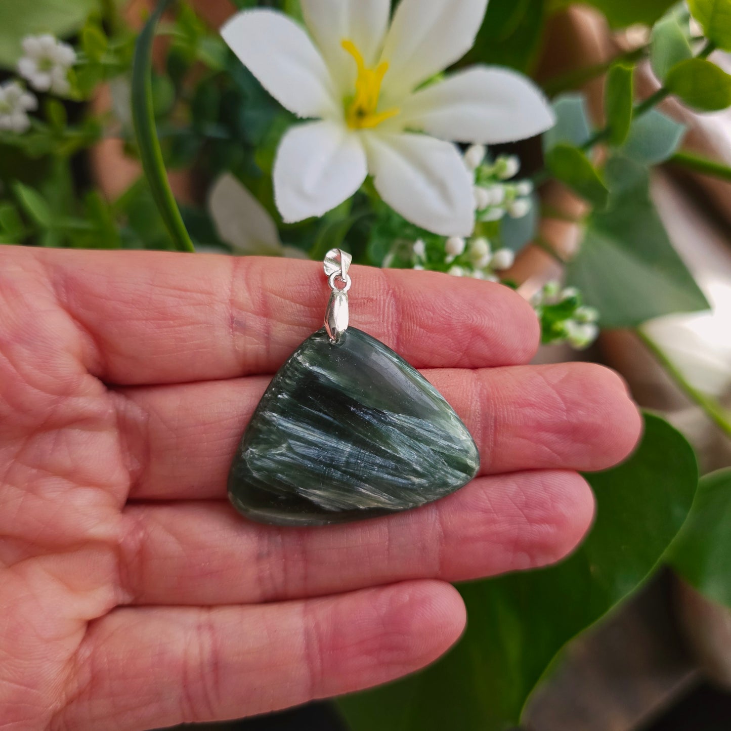 Pendentif en Séraphinite - n°1