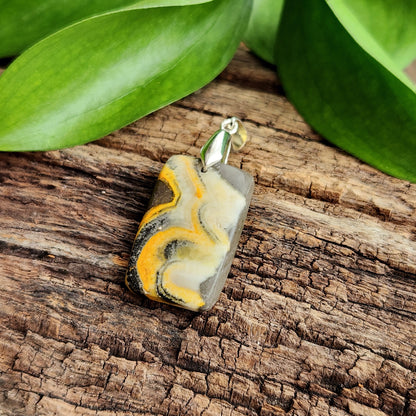 Pendentif en Jaspe bourdon - n°1
