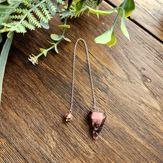 Pendule en Rhodonite
