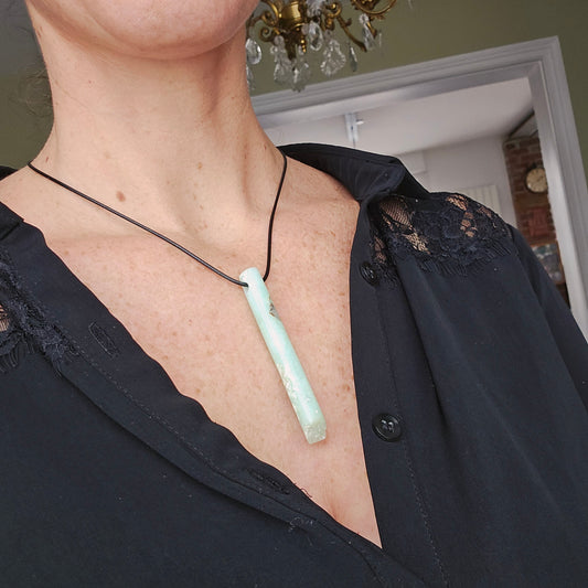 Pendentif Totem en Chrysoprase - n°6