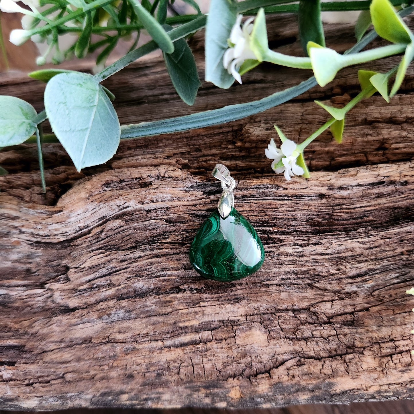 Pendentif en Malachite - n°12