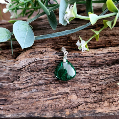 Pendentif en Malachite - n°12