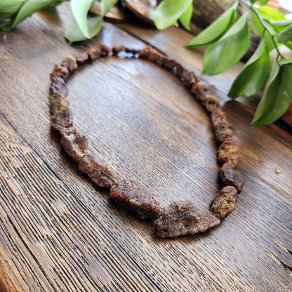 Collier en Ambre brut - n°3