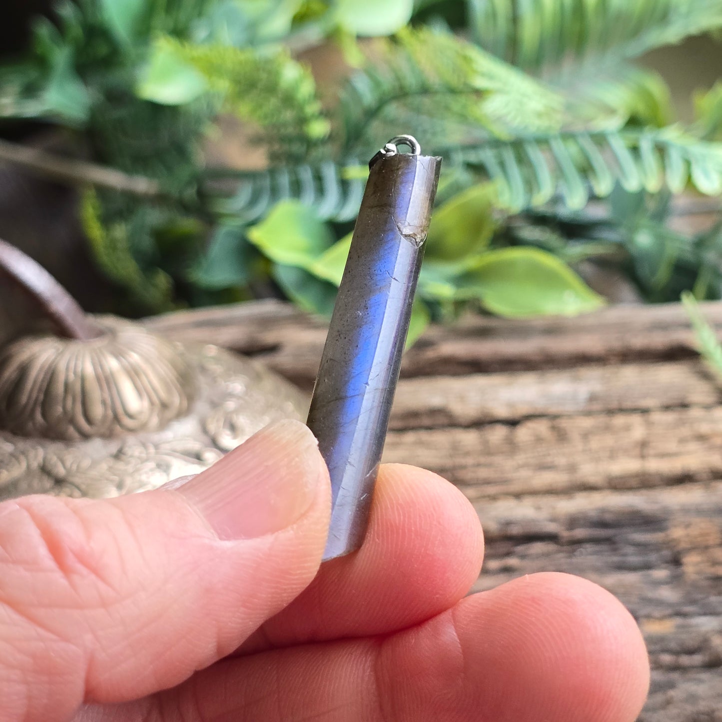 Pendentif Totem en Labradorite - n°1