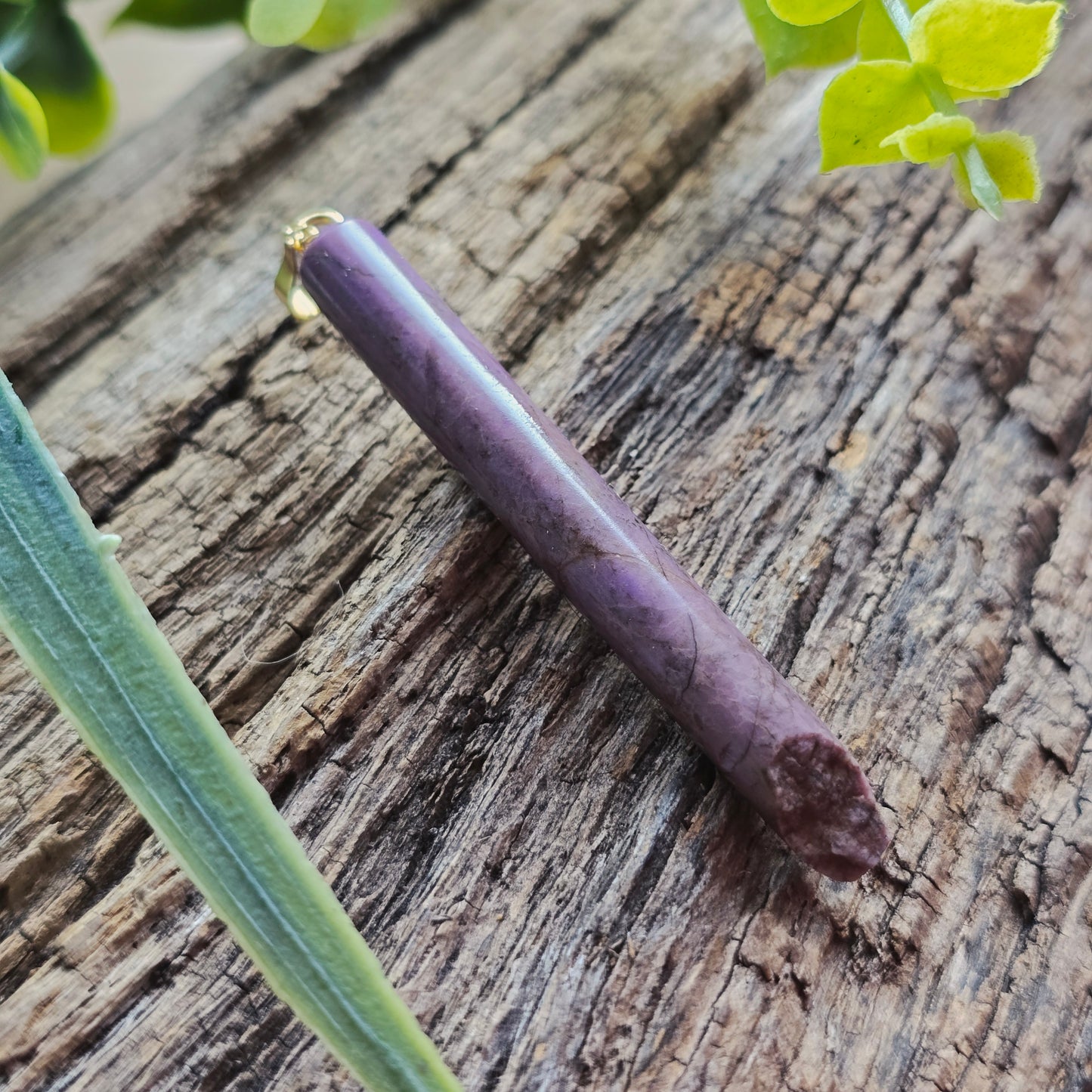 Pendentif Totem en Jade violet - n°4