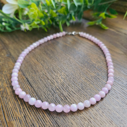 Collier en Kunzite