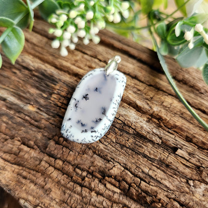 Pendentif en Agate dendritique - n°2
