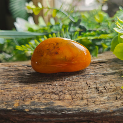 Galet en Agate orange - n°2