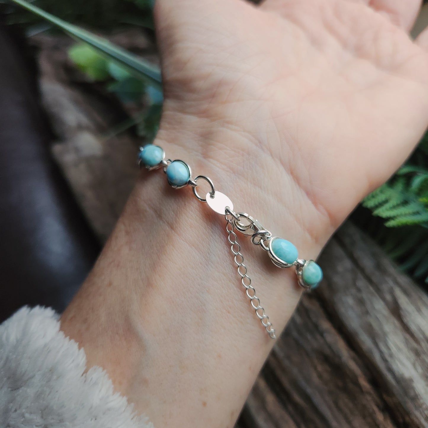 Bracelet en Larimar - Argent 925