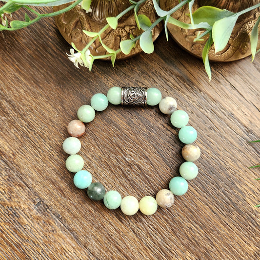 Bracelet en Amazonite - 10mm
