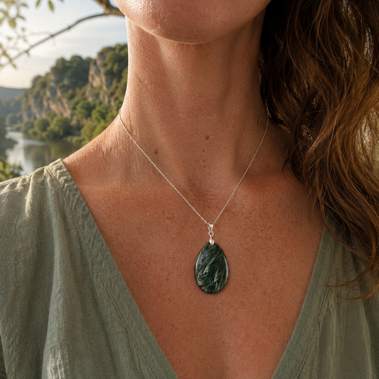Pendentif en Séraphinite - n°4
